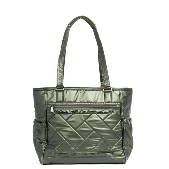LUG Trotter Tote Bag / Shoulder Bag / Diaper Bag - Metallic Olive - Picture 3 of 15